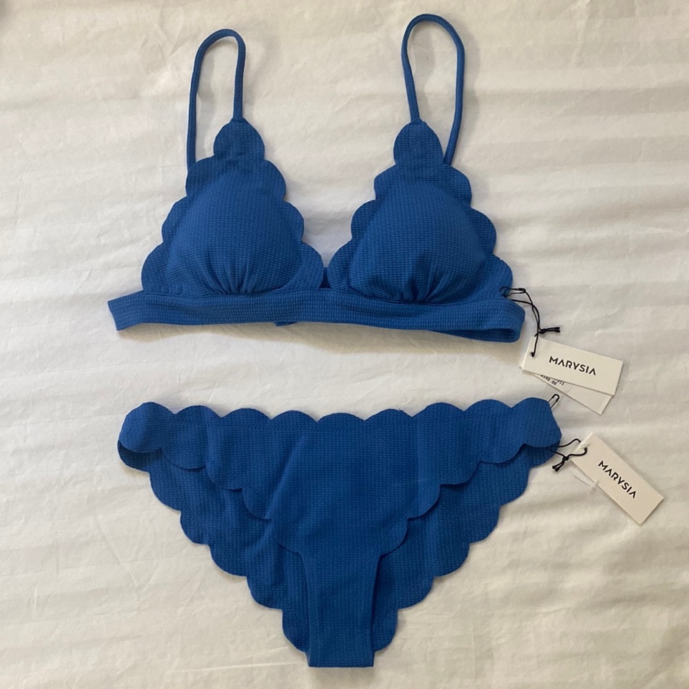Marysia | 2 piece Scallop cut Swimsuit